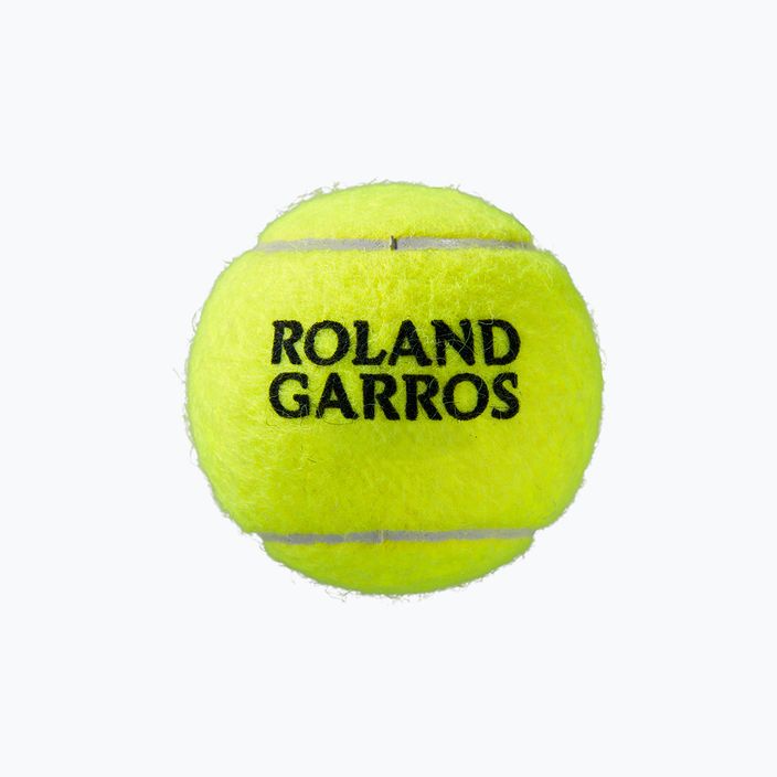 Wilson Roland Garros Clay Ct teniso kamuoliukai 3 vnt. geltoni WRT125000 4