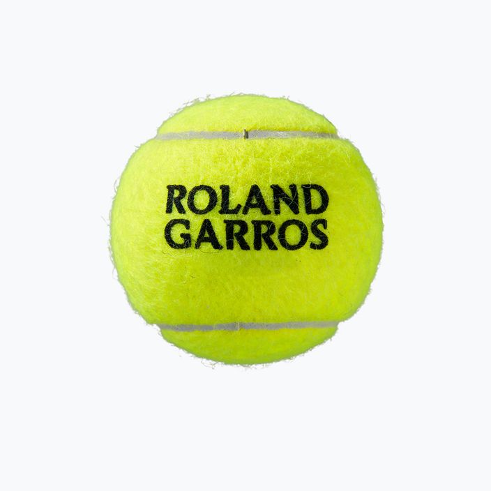 Wilson Roland Garros All Ct 4 Ball teniso kamuoliukai 2Pk 8 vnt. geltoni WRT116402 3