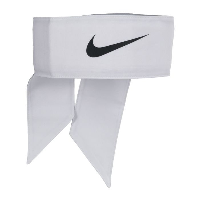 Nike Tennis Premier galvos raištis su galvos raiščiu baltas NTN00-101