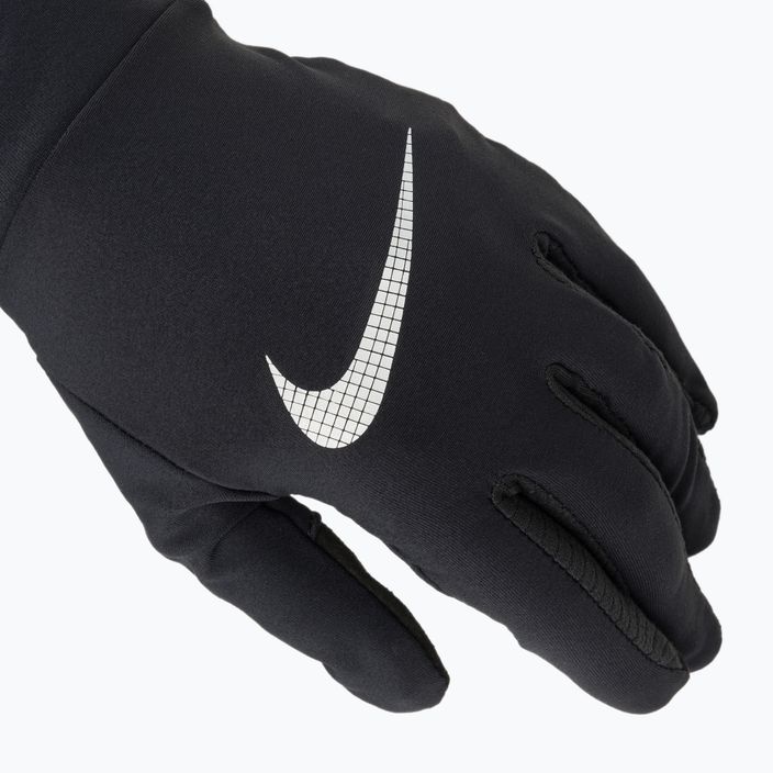 Vyriškas rinkinys kepurė + pirštinės Nike Essential Running black/black/silver 5