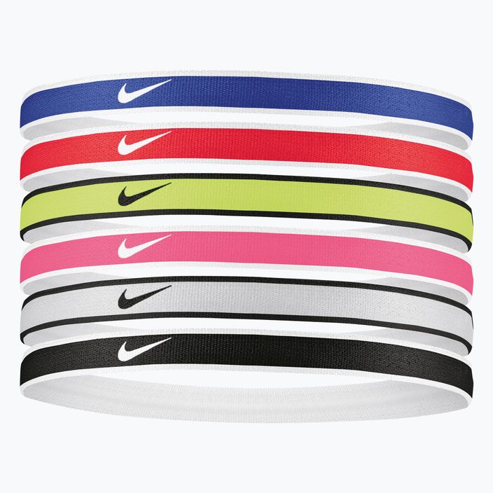 Nike Tipped Swoosh Sport 2.0 galvos juostos 6 vnt., spalva N1002021-655