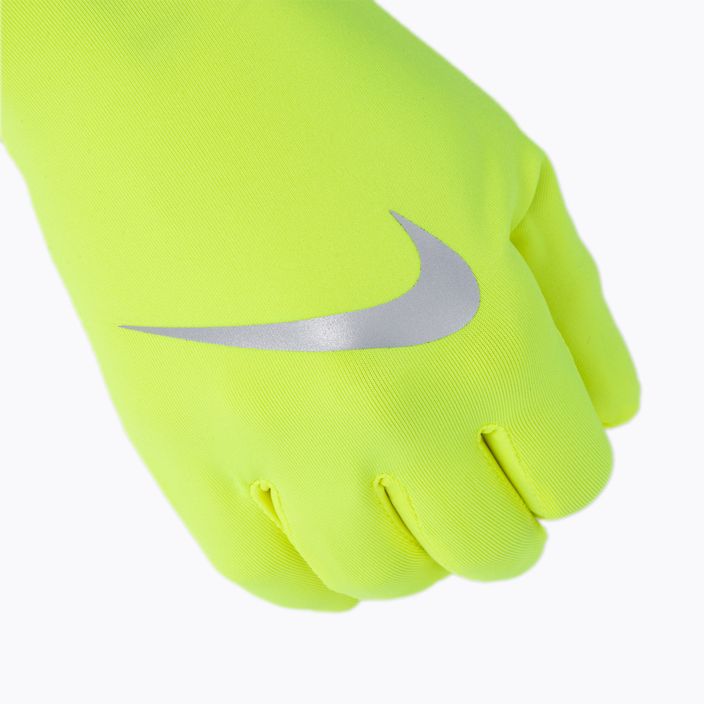 Nike Miler RG bėgimo pirštinės geltonos spalvos N0003551-715 4