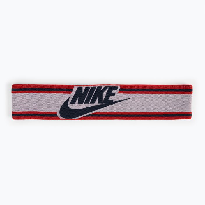 Vyriškas Nike elastinis galvos apdangalas balta ir raudona N1003550-123 2
