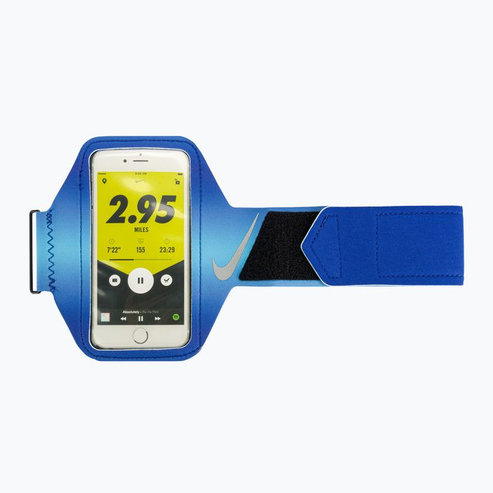 Nike Lean Arm Band Spausdintas mėlynas telefono dangtelis N0003570-415 2
