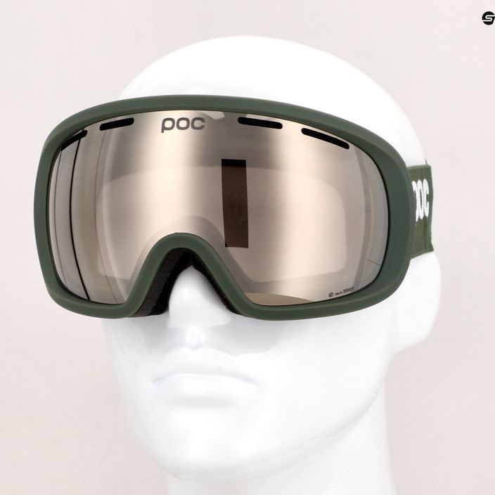POC Fovea epidote green/partly sunny ivory slidinėjimo akiniai 10