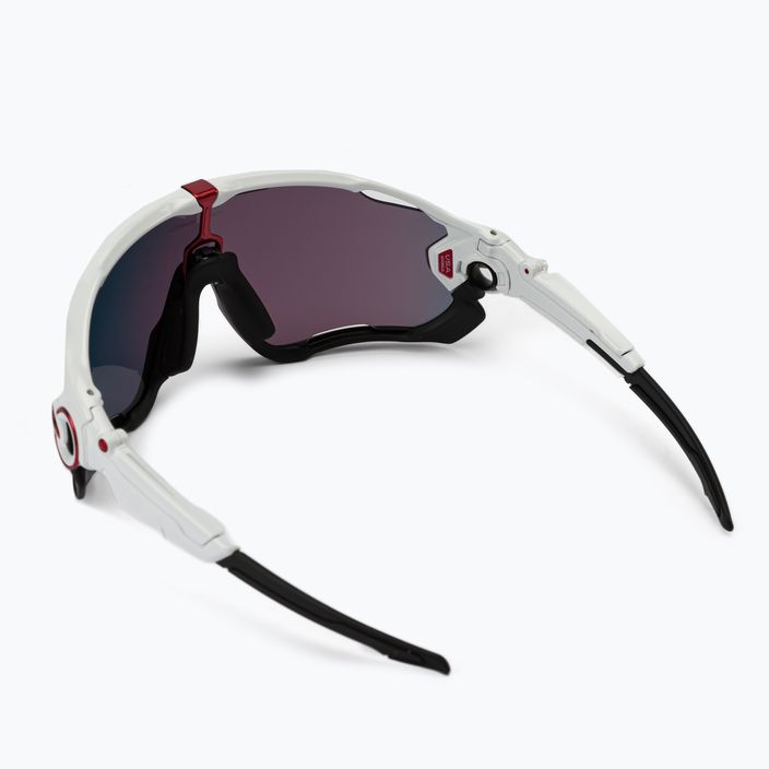 Oakley Jawbreaker poliruoti balti/prizminiai dviračių akiniai 0OO9290 2