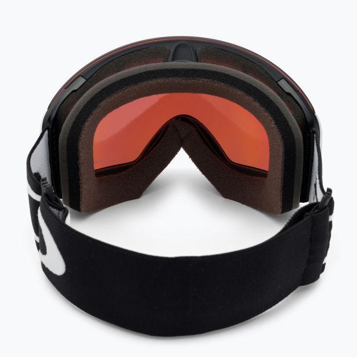Oakley Flight Deck matiniai juodi/prizm snow safyro iridžio slidinėjimo akiniai OO7050-20 3