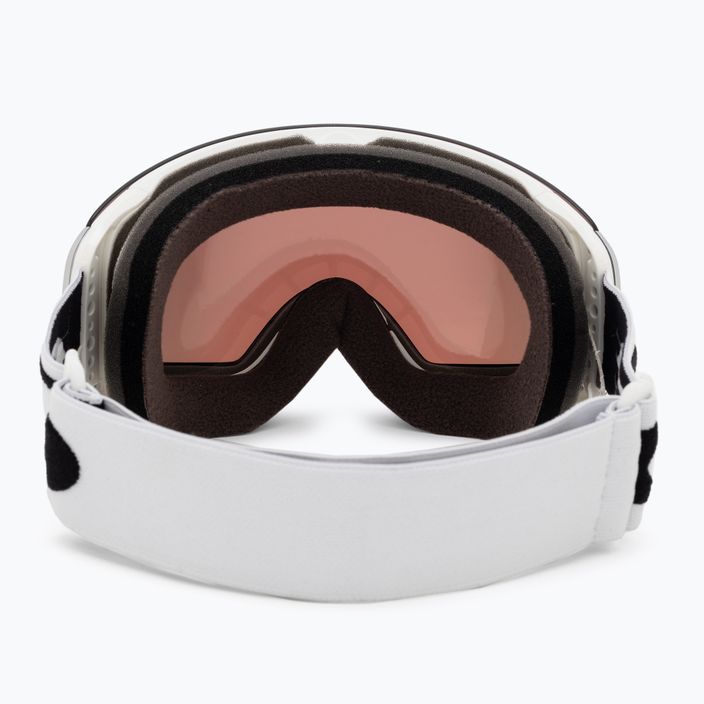 Oakley Flight Deck matiniai balti/prizm snow torch iridium slidinėjimo akiniai OO7064-24 3