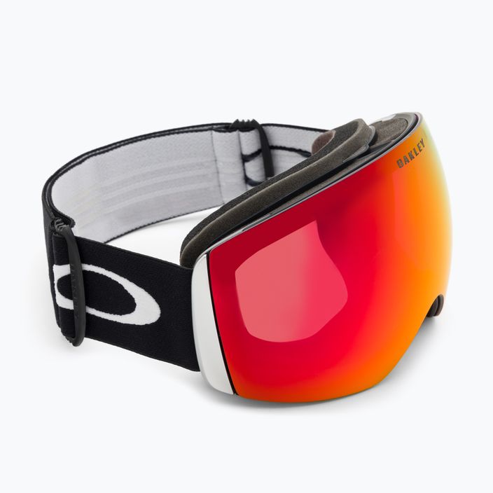 Oakley Flight Deck matiniai juodi/prizm snow torch iridium slidinėjimo akiniai OO7050-33