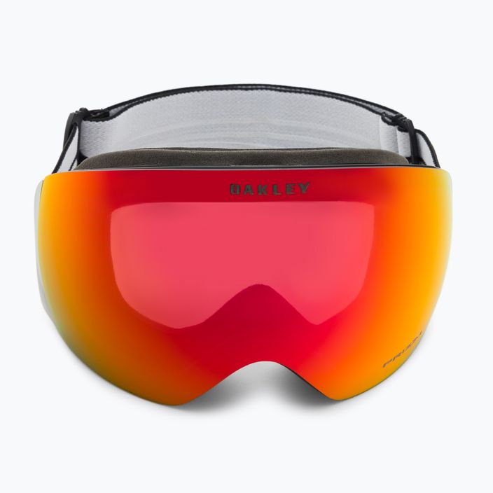 Oakley Flight Deck matiniai juodi/prizm snow torch iridium slidinėjimo akiniai OO7050-33 2