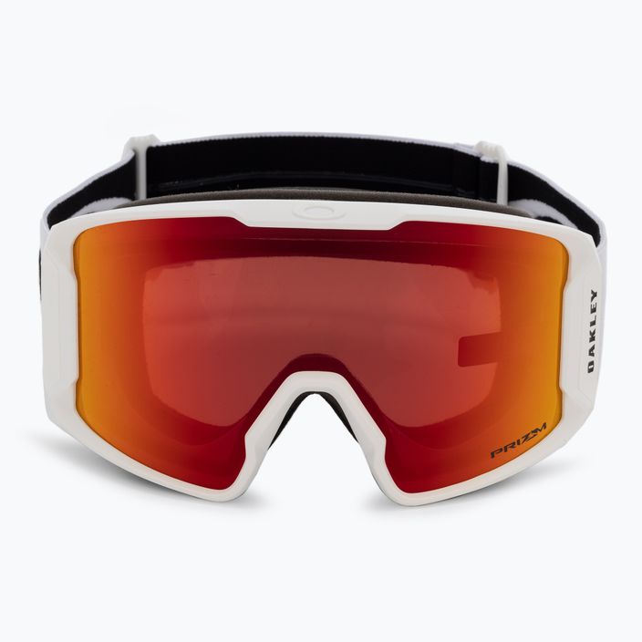 Oakley Line Miner matinės baltos/prizm sniego degiklio iridžio spalvos slidinėjimo akiniai OO7070-13 2