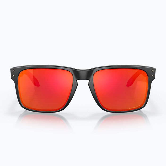 "Oakley Holbrook" matinės juodos/prizm rubino spalvos akiniai nuo saulės 0OO9102-E255 7