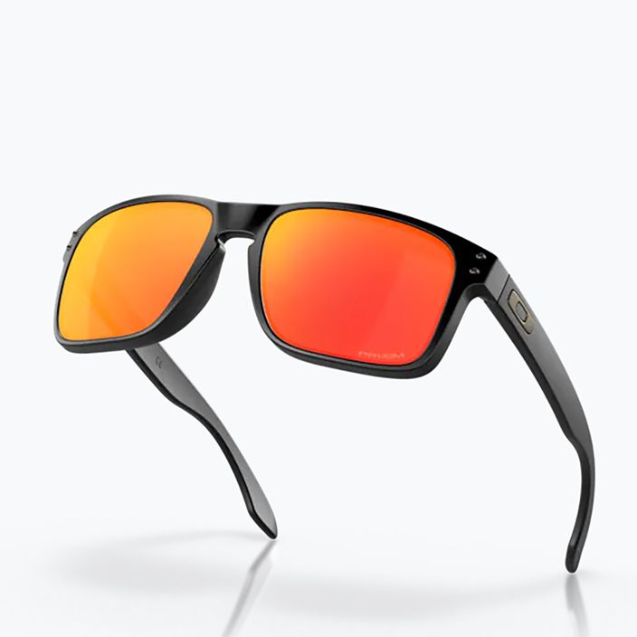 "Oakley Holbrook" matinės juodos/prizm rubino spalvos akiniai nuo saulės 0OO9102-E255 9