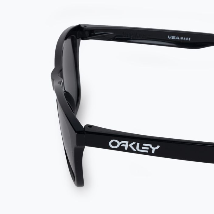 Oakley Frogskins akiniai nuo saulės poliruoti juodi/prizm black 0OO9013 4