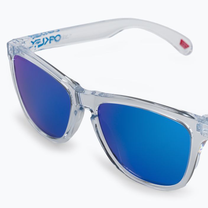 Oakley Frogskins krištolo skaidrumo/prizminio safyro akiniai nuo saulės 0OO9013 5