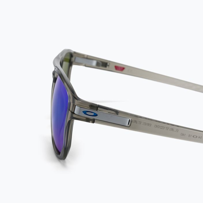 Oakley Latch Beta matiniai pilki rašaliniai/prizminiai safyriniai poliarizuoti akiniai nuo saulės 0OO9436 4