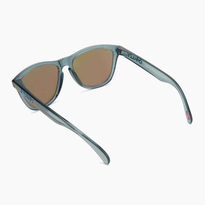 Oakley Frogskins krištoliniai juodi/prizminiai safyriniai poliarizuoti akiniai nuo saulės 0OO9013 2