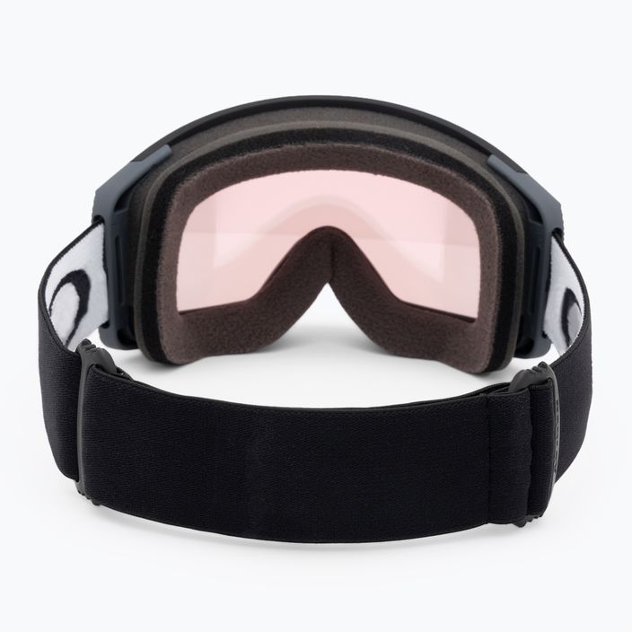 "Oakley Flight Tracker" matiniai juodi/prizm snow hi pink slidinėjimo akiniai 3