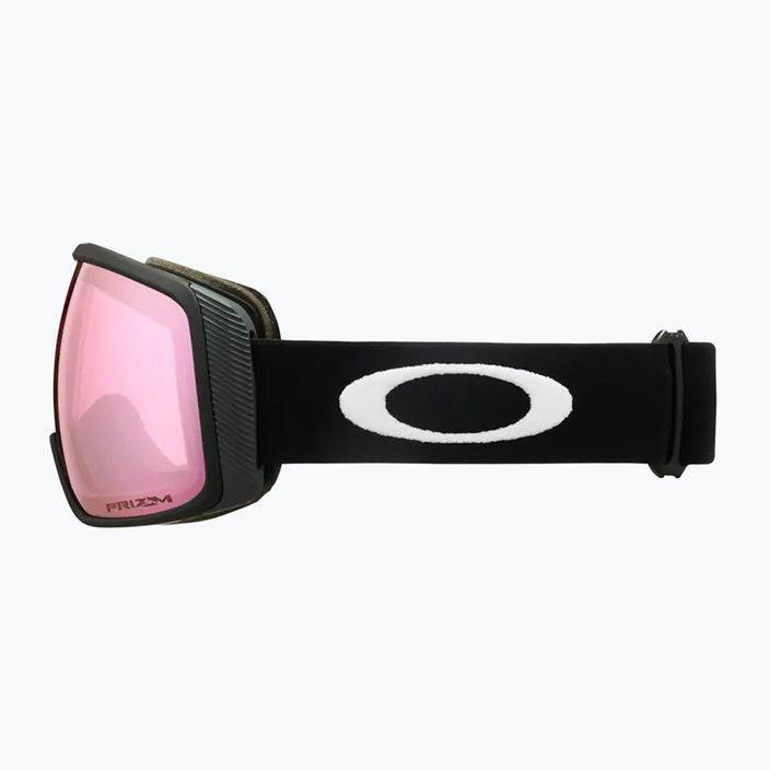 "Oakley Flight Tracker" matiniai juodi/prizm snow hi pink slidinėjimo akiniai 8