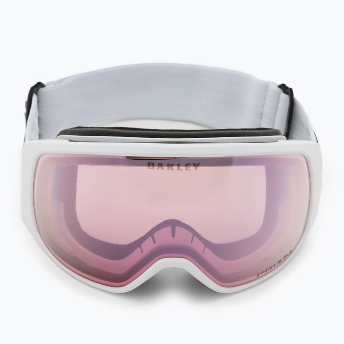Oakley Flight Tracker factory pilot white/prizm snow hi pink iridium slidinėjimo akiniai OO7105-14 2