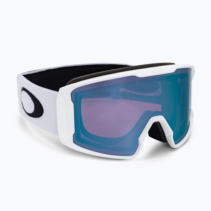 Oakley Line Miner matiniai balti/prizm snow sapphire iridium slidinėjimo akiniai OO707070-73