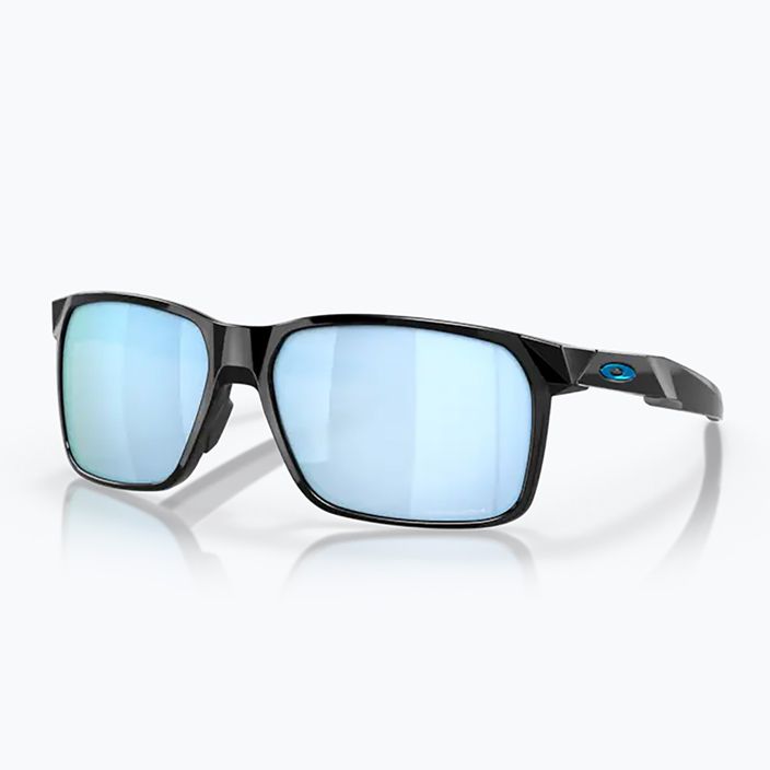 "Oakley Portal X" akiniai nuo saulės poliruoti juodi/prizm deep water poliarizuoti 6