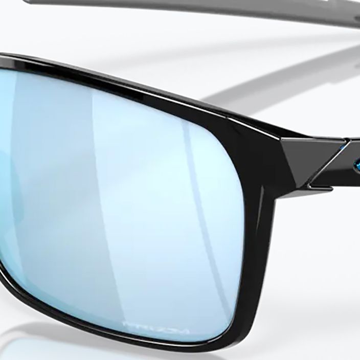 "Oakley Portal X" akiniai nuo saulės poliruoti juodi/prizm deep water poliarizuoti 11