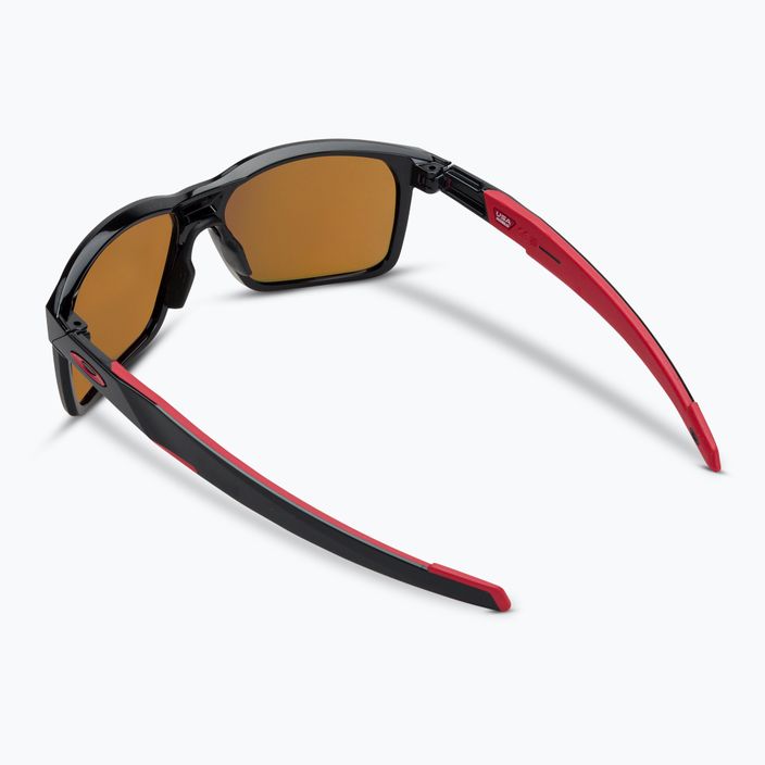 "Oakley Portal X" poliruoti juodi/prizm ruby poliarizuoti akiniai nuo saulės 2