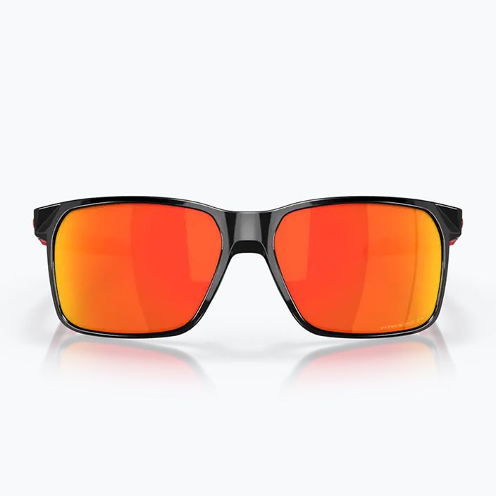 "Oakley Portal X" poliruoti juodi/prizm ruby poliarizuoti akiniai nuo saulės 7