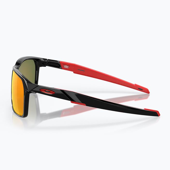 "Oakley Portal X" poliruoti juodi/prizm ruby poliarizuoti akiniai nuo saulės 8