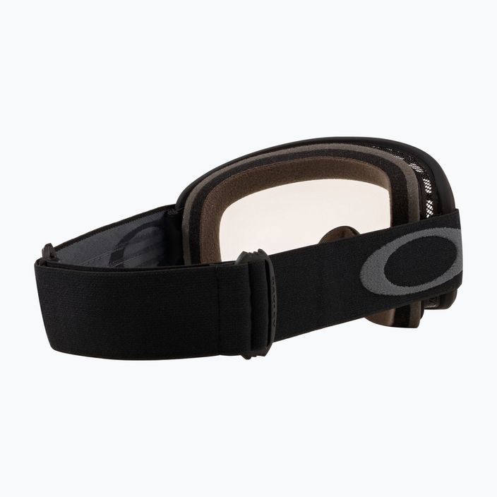 Oakley O Frame 2.0 Pro MTB dviratininkų akiniai juodi metaliniai/skaidrūs 3