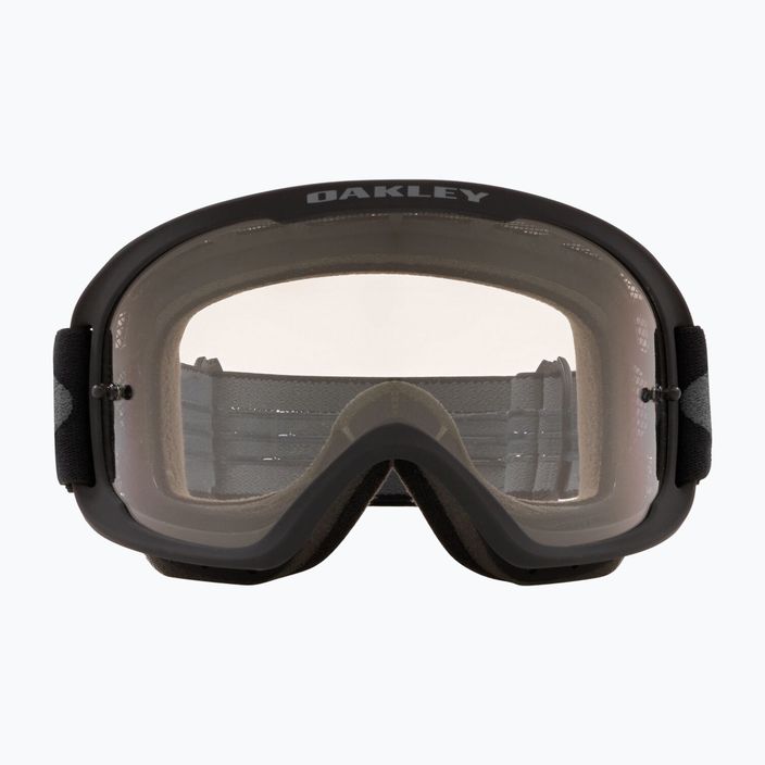 Oakley O Frame 2.0 Pro MTB dviratininkų akiniai juodi metaliniai/skaidrūs 8
