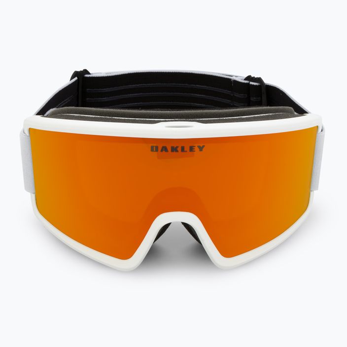 Oakley Target Line matinės baltos/žėrinčio iridžio spalvos slidinėjimo akiniai OO7121-07 2
