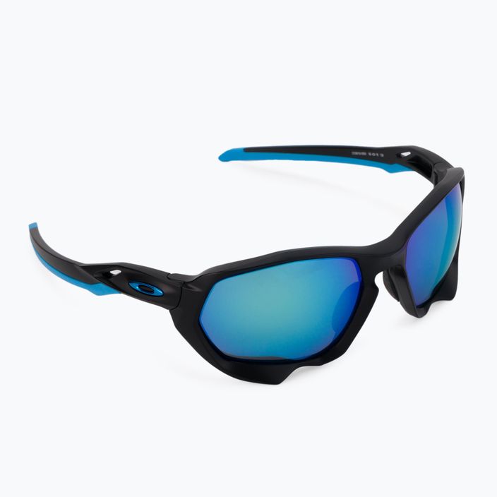 Oakley Plazma matinės juodos/prizm safyro spalvos poliarizuoti akiniai nuo saulės 0OO9019