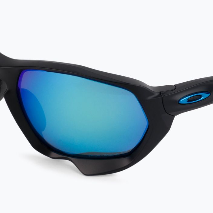 Oakley Plazma matinės juodos/prizm safyro spalvos poliarizuoti akiniai nuo saulės 0OO9019 5