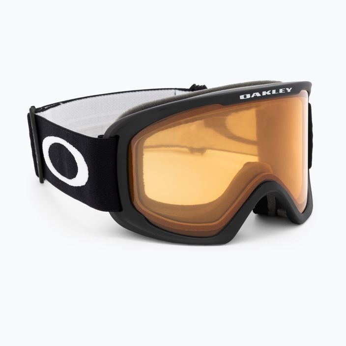 Oakley O-Frame 2.0 Pro matinės juodos/persimono spalvos slidinėjimo akiniai OO7124-01