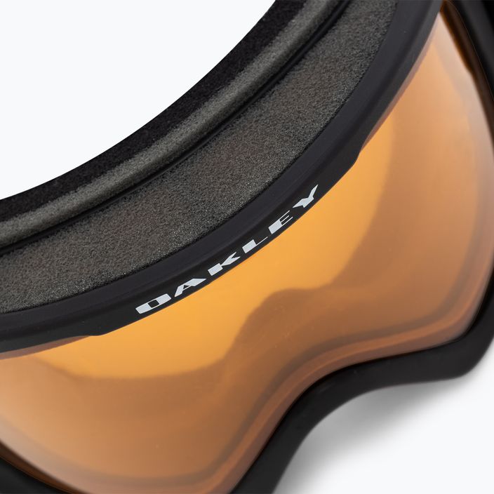 Oakley O-Frame 2.0 Pro matinės juodos/persimono spalvos slidinėjimo akiniai OO7124-01 5