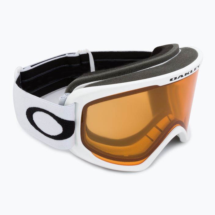 Oakley O-Frame 2.0 Pro matinės baltos/persimono spalvos slidinėjimo akiniai OO7125-03