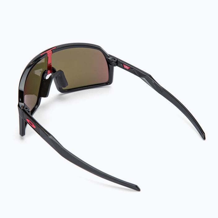 Oakley Sutro S poliruoti juodi/prizm ruby dviratininkų akiniai 0OO9462 2