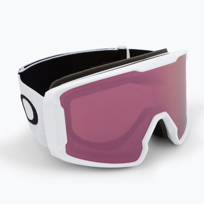Oakley Line Miner matiniai balti/prizm rožinio aukso iridžio slidinėjimo akiniai OO7070-C5