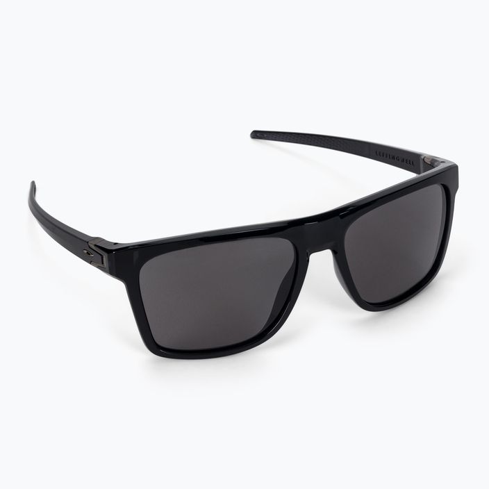 Oakley Leffingwell juodi rašaliniai/prizminiai pilki akiniai nuo saulės 0OO9100