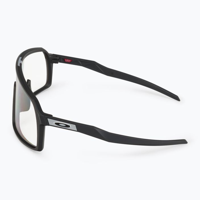 Oakley Sutro matiniai anglies/skaidrūs iki juodos spalvos fotochrominiai dviračių akiniai 0OO9406 4
