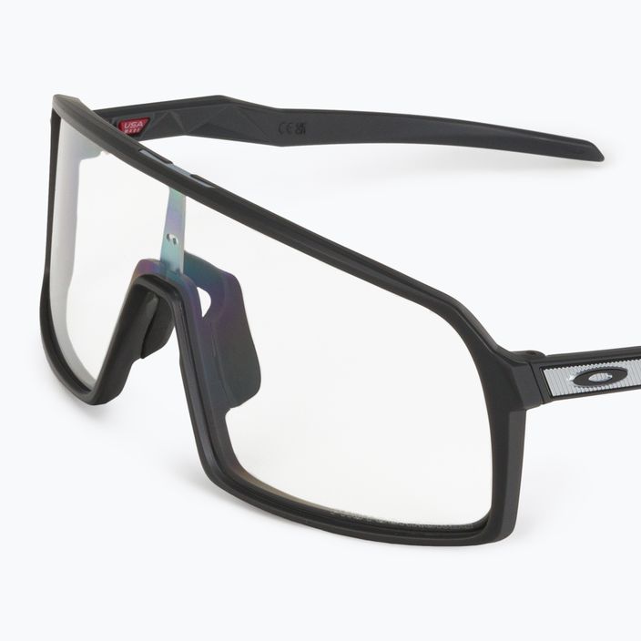 Oakley Sutro matiniai anglies/skaidrūs iki juodos spalvos fotochrominiai dviračių akiniai 0OO9406 5