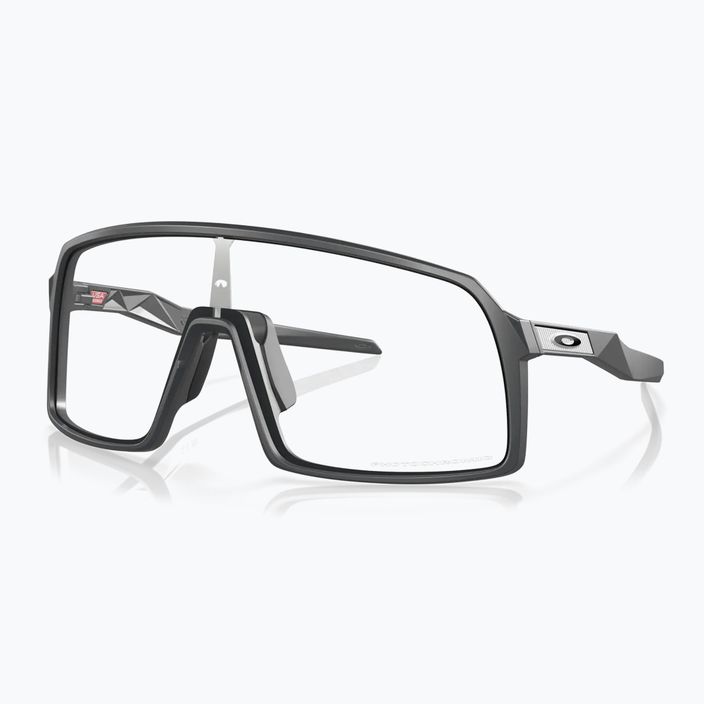 Oakley Sutro matiniai anglies/skaidrūs iki juodos spalvos fotochrominiai dviračių akiniai 0OO9406 6