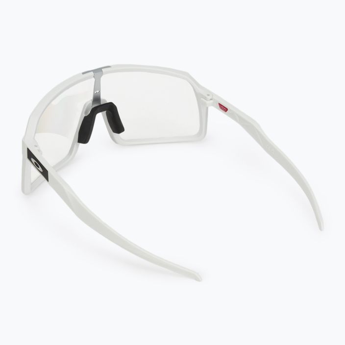 Oakley Sutro matinės baltos/skaidrios iki juodos spalvos fotochrominiai dviratininkų akiniai 0OO9406 2