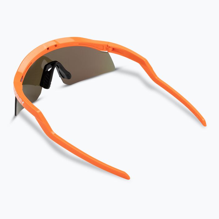 "Oakley Hydra" neoninės oranžinės/prizminio safyro spalvos akiniai nuo saulės 2