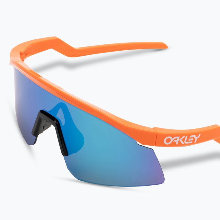"Oakley Hydra" neoninės oranžinės/prizminio safyro spalvos akiniai nuo saulės 5