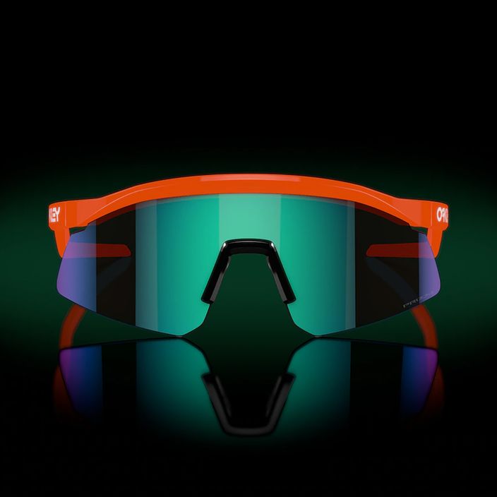 "Oakley Hydra" neoninės oranžinės/prizminio safyro spalvos akiniai nuo saulės 7