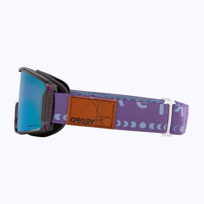 "Oakley Line Miner" slidinėjimo akiniai "fractel lilac/prism sapphire iridium 5