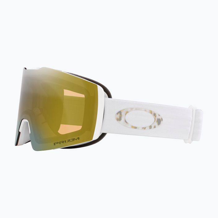 "Oakley Fall Line" balti leopardiniai/prizm sage gold iridium slidinėjimo akiniai 5
